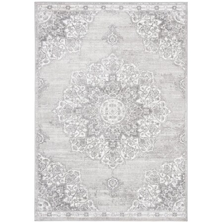 Safavieh 2 x 18 ft. Brentwood Power Loomed Rectangle Area Rug Grey & Ivory BNT802F-218